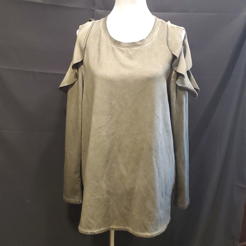 Lane Bryant Cold Shoulder Blouse SZ14/16